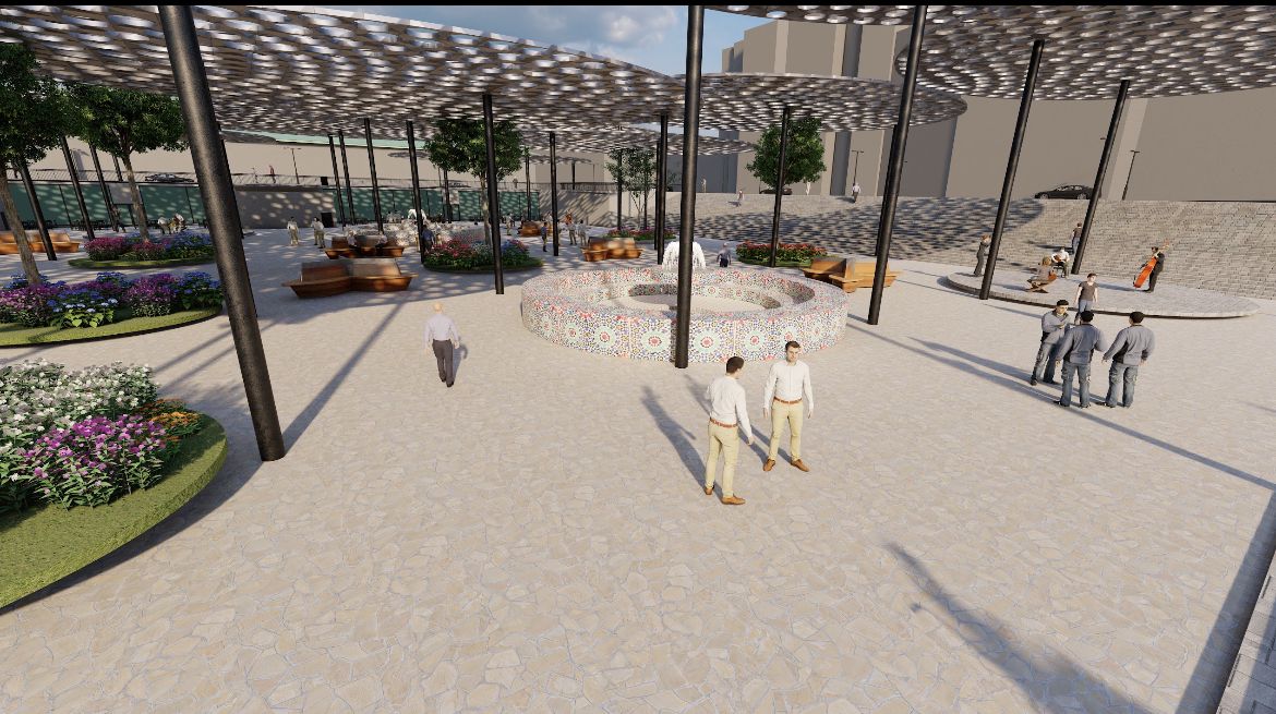 The redevelopment of Florence square in Fez, Morocco