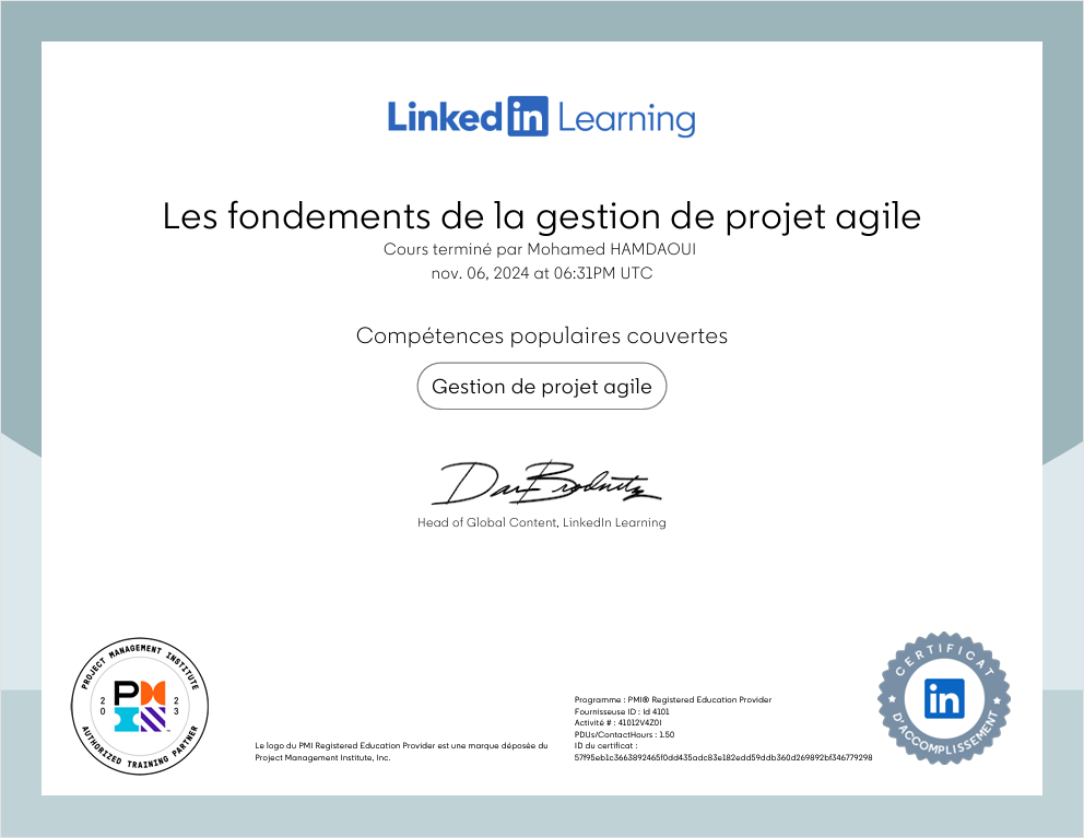 Les fondements de la gestion de projet agile